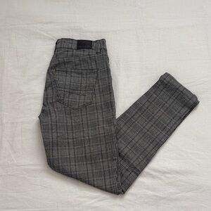 American Eagle Outfitters Black and White Checkered Pants